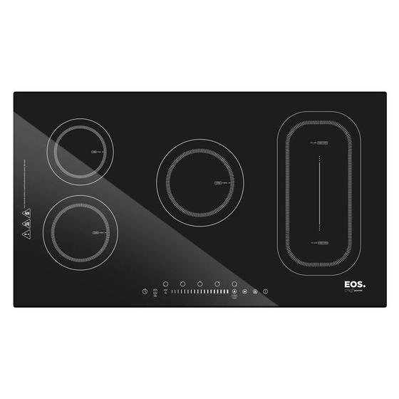 Imagem de Cooktop de Indução 5 Bocas EOS Freezone Preto 9800W ECI05EFB 220V