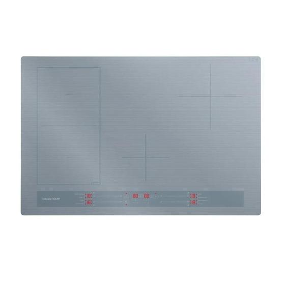 Cooktop de Indução Brastemp 4 Bocas Flexizone Branco BDJ77AB Menor preço em Cooktop de Indução Brastemp 4 Bocas Flexizone Branco BDJ77AB