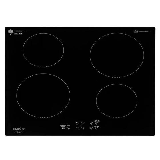 Cooktop De Indução Britânia Concept BCT04P 220V Preto BRITANIA