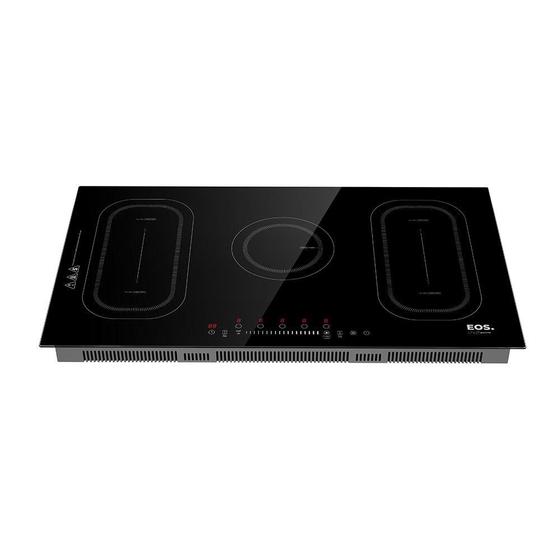 Imagem de Cooktop de Indução Cinco Bocas EOS Freezone Due 9500W Preto ECI05EPF 220V