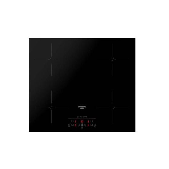 Imagem de Cooktop de Indução Dako Supreme 4 Bocas Vitrocerâmico Touch Screen 220v