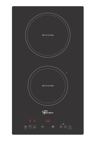 Imagem de Cooktop de Indução Fischer 2 Bocas com Touch Screen Vitrocerâmica 220V 33580-91180