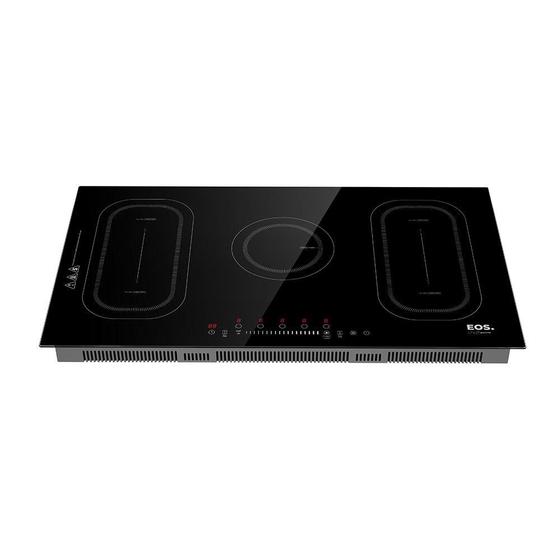 Cooktop de Indução Freezone Cinco Bocas EOS Due Preto 9500W ECI05EPF 220V Menor preço em Cooktop de Indução Freezone Cinco Bocas EOS Due Preto 9500W ECI05EPF 220V