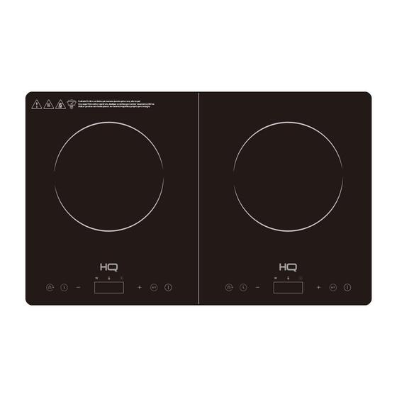 Imagem de Cooktop de Indução HQ 2 Bocas Portátil 3500W Preto HQ-IDS3502 220V
