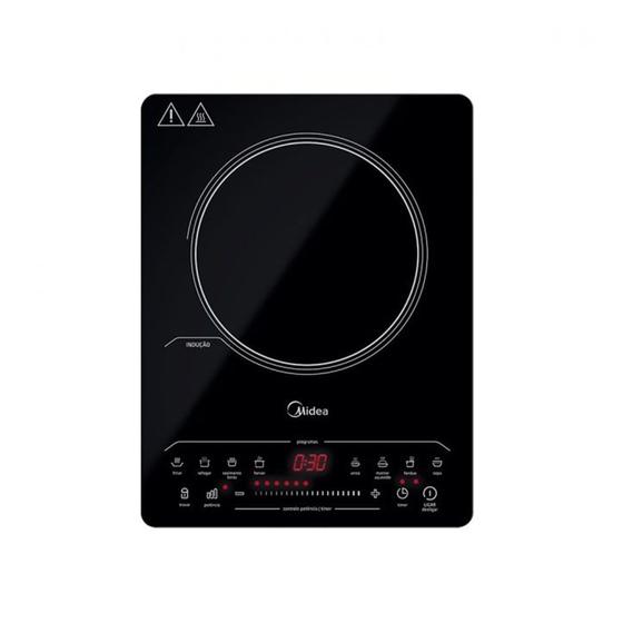 Imagem de Cooktop de Indução Midea 1 Boca Portátil Preto CYAD11  127 Volts