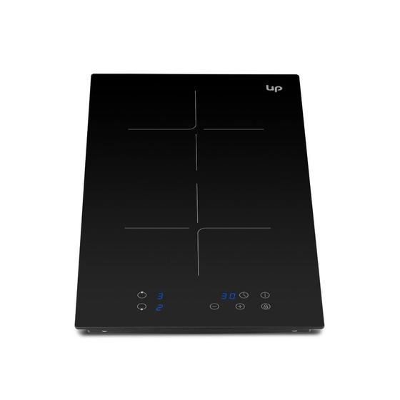 Cooktop 2 Bocas Up Home Preto - Elétrico 220v - Ed005 Cooktop 2 Bocas Up Home Preto - Elétrico 220v - Ed005
