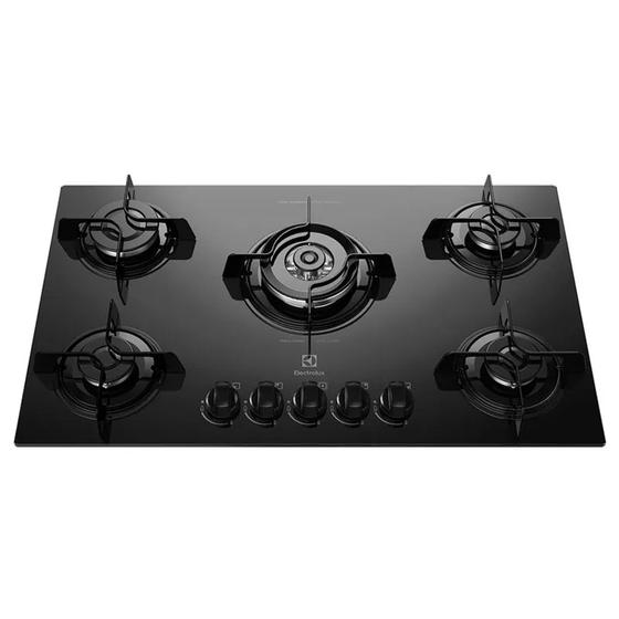 Imagem de Cooktop Electrolux KE5TP 5 Bocas a Gás Com Acendimento Super Automático Chama Tripla