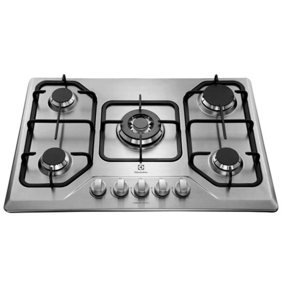 Imagem de Cooktop Elétrico Electrolux  5 Bocas  Acendimento Super Automático GT75X Chama Tripla Bivolt
