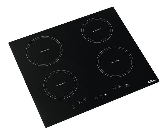 Cooktop Elétrico Fischer 4 Bocas Preto Fischer Cooktop 4 Bocas
