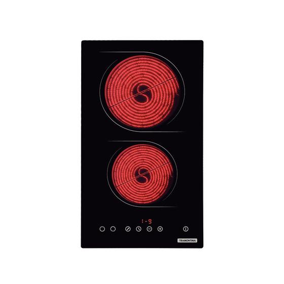 Cooktop Elétrico Tramontina 2 Bocas New Dominó Vitrocerâmico com
