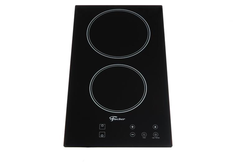 Cooktop Fischer 2 Bocas Elétrico Controle Touch Screen Vitrocerâmico