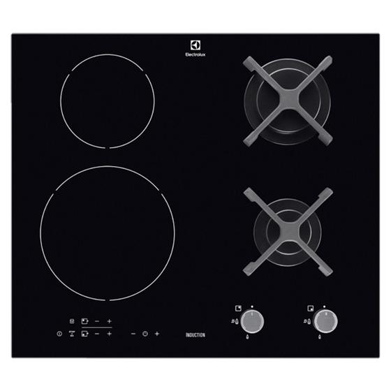 Cooktop Híbrido a Gás e Indução Electrolux 4 Bocas Painel Touch IE60H Preto 220V Menor preço em Cooktop Híbrido a Gás e Indução Electrolux 4 Bocas Painel Touch IE60H Preto 220V