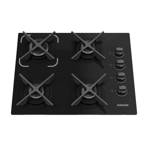 Cooktop 4 Bocas Itatiaia Preto - Itacook - Elétrico Bivolt Cooktop 4 Bocas Itatiaia Preto - Itacook - Elétrico Bivolt
