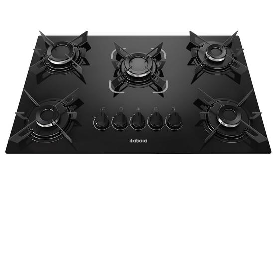 Imagem de Cooktop Itatiaia 5 Bocas Tripla Chama Electra Preto  Bivolt