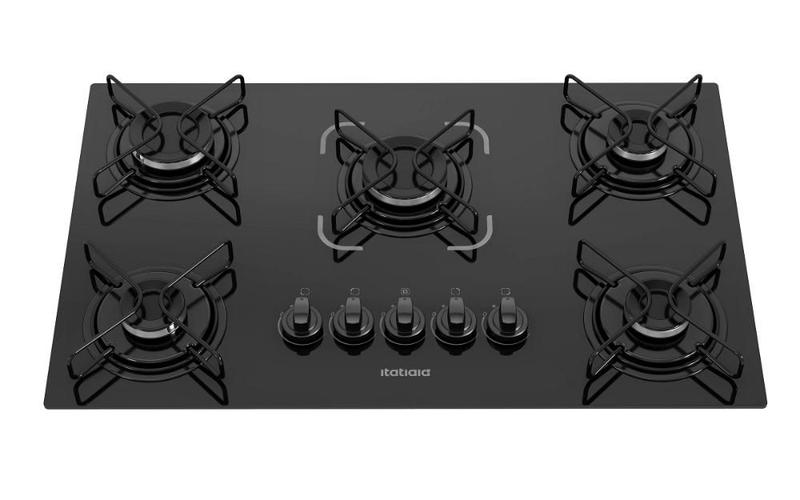 Imagem de Cooktop Itatiaia c 5 Bocas Preto - Bivolt