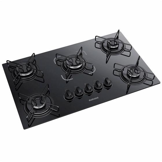 Imagem de Cooktop Itatiaia Essencial 5 Bocas Preto Bivolt