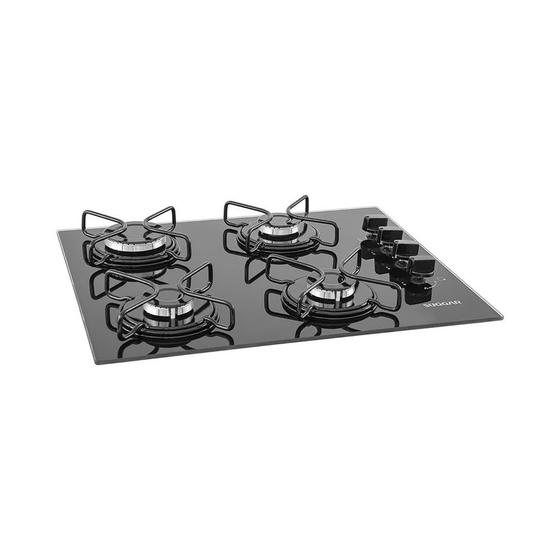 Cooktop Mesa De Vidro 4 Queimadores FG4004AVP Suggar Bivolt Menor preço em Cooktop Mesa De Vidro 4 Queimadores FG4004AVP Suggar Bivolt