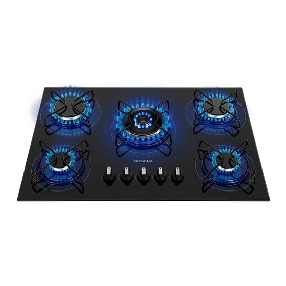Imagem de Cooktop Mondial 5 Bocas a Gás - CTG-03