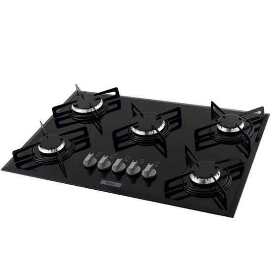 Cooktop Philco 5 Bocas Cook Chef 5 Preto - Bivolt Menor preço em Cooktop Philco 5 Bocas Cook Chef 5 Preto - Bivolt