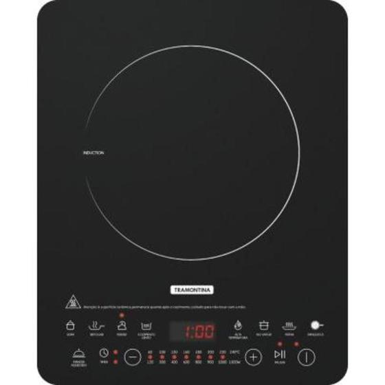 Imagem de Cooktop vitrocerâmico portátil por indução - Slim EI 30 - Tramontina