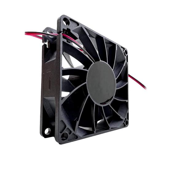 Imagem de Cooler 8X8Cm 12V Preto Para Moving Beam One Pro Fire-1200