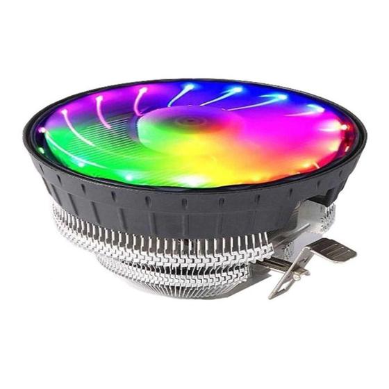 Imagem de Cooler Amd Intel 775 1150 1151 1155 1156 Fm2 Am3 Am2 Com Led