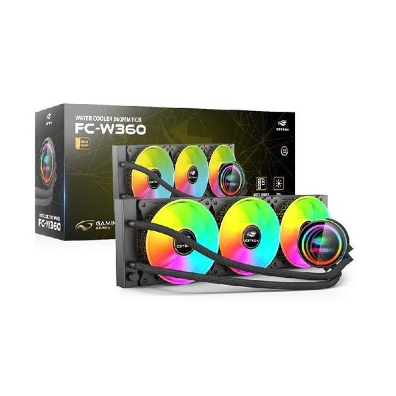 Imagem de Cooler C3Tech Water Cooler Fc-W360Rgb Preto