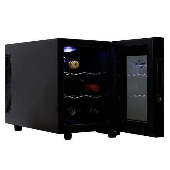 Imagem de Cooler de Vinho Koolatron 6 Garrafas - Geladeira Termoelétrica 16L (Preto)