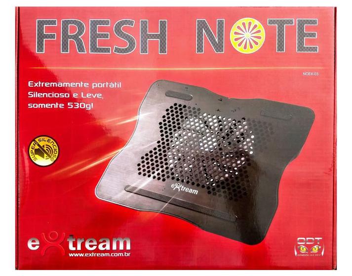Imagem de Cooler extream de notebook fresh note ncex-03 fan 16cm