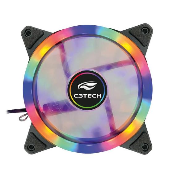 Imagem de Cooler Fan 120mm Led Multicores F11-L150M C3Tech Gaming