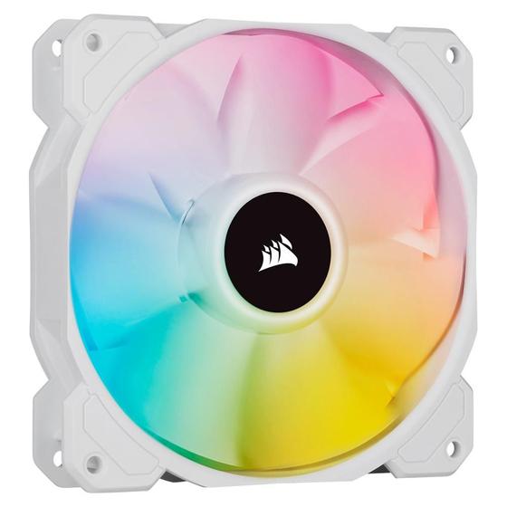 Cooler Fan Corsair Elite, 120mm, RGB, Branco - CO-9050136-WW Menor preço em Cooler Fan Corsair Elite, 120mm, RGB, Branco - CO-9050136-WW
