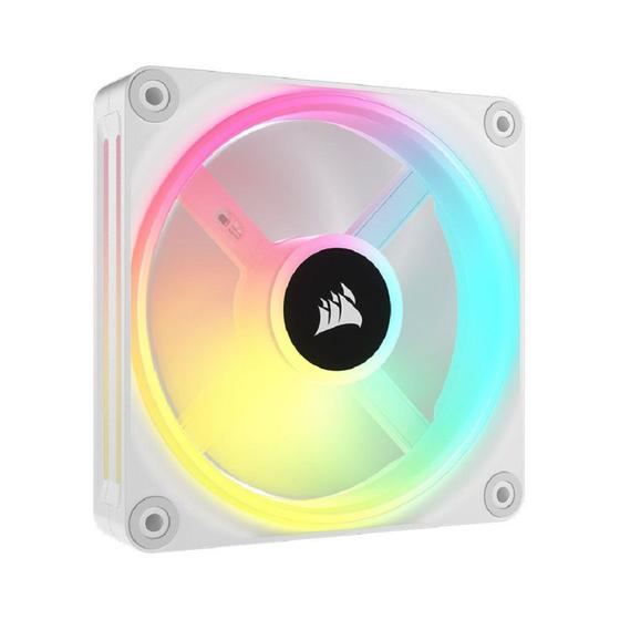 Imagem de Cooler FAN Corsair iCUE QX120 RGB WHITE 120m Magnetic Single