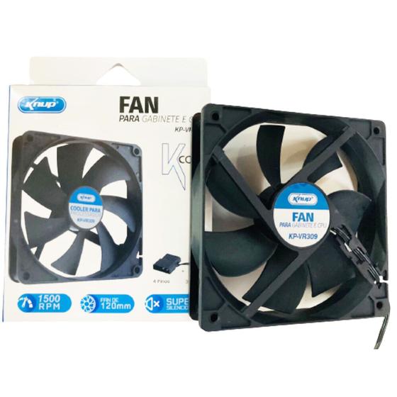 Imagem de Cooler Fan Para Gabinete 120mm X 120mm Knup - KP-VR309