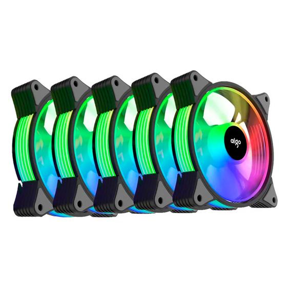 Imagem de Cooler Fan para Gabinete Aigo AR12 Pro 5 em 1 RGB