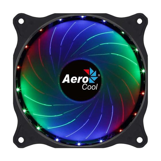Imagem de Cooler Fan para Gabinete FRGB Cosmo 12 Preto - Aerocool