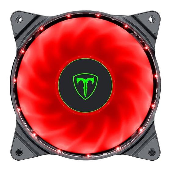 Imagem de Cooler Fan Para Gabinete T-Dagger 120mm T-TGF300-R Led Vermelho - T-Dagger