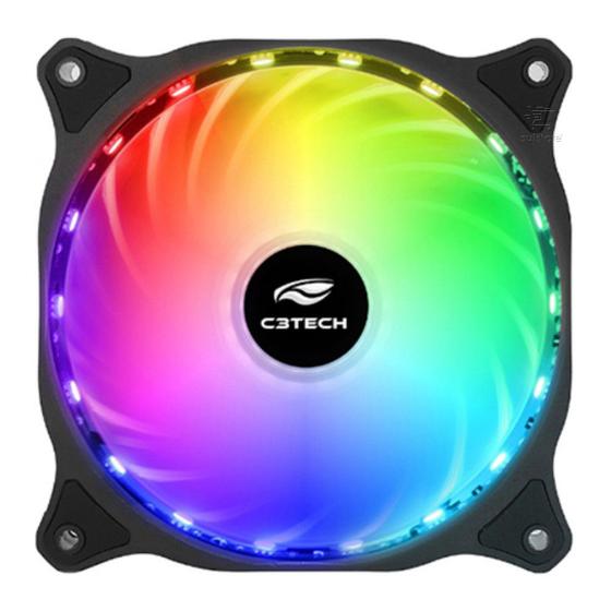 Imagem de Cooler Fan RGB 18 LEDS Coloridos Storm F9-L150RGB 12cm C3tech