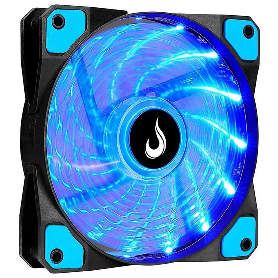 Imagem de Cooler FAN Rise Mode Wind W1, 120mm, LED Azul - RM-WN-01-BB