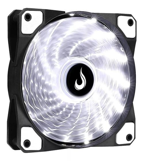 Imagem de Cooler Gabinete gamer Fan Rise Mode WIND W1 120mm LED Branco - RM-WN-01-BW