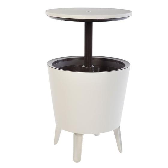 Cooler Mesa Bistro 30L Cool Bar Branco Keter Cooler Térmico