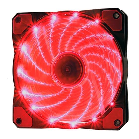 Imagem de Cooler OEX 120x120x25 F20 LED Vermelho