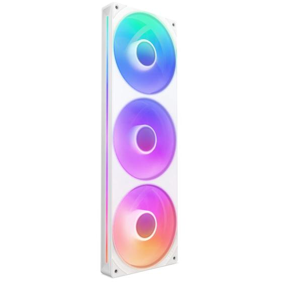 Imagem de Cooler P/ Gabinete NZXT F360 RGB 120MM P/ INTEL/AMD Branco - RF-U36HF-W1