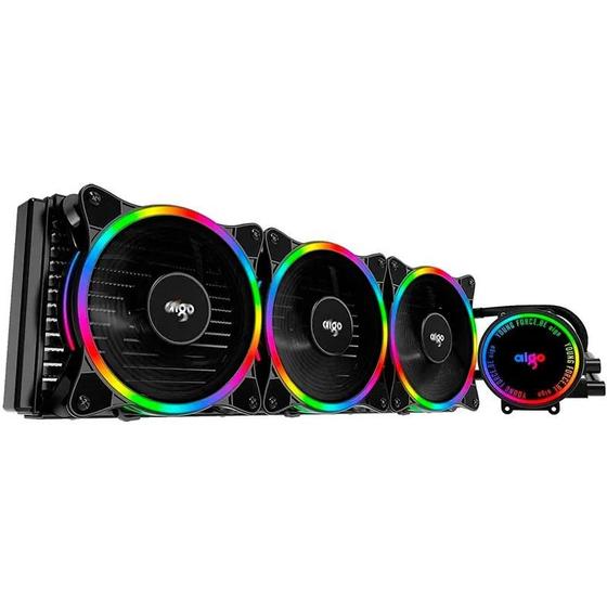 Imagem de Cooler Para Processador Cpu Aigo Ac360 Rgb