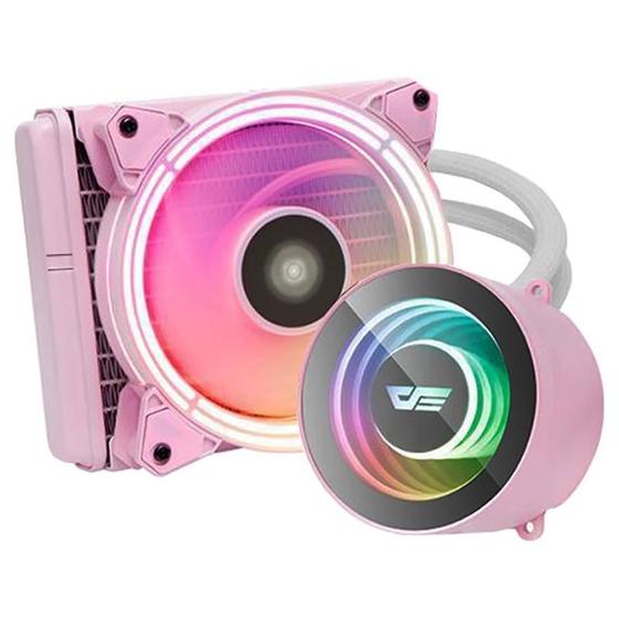 Imagem de Cooler Para Processador Cpu Aigo Darkflash Twister Dx 120 Argb Rosa