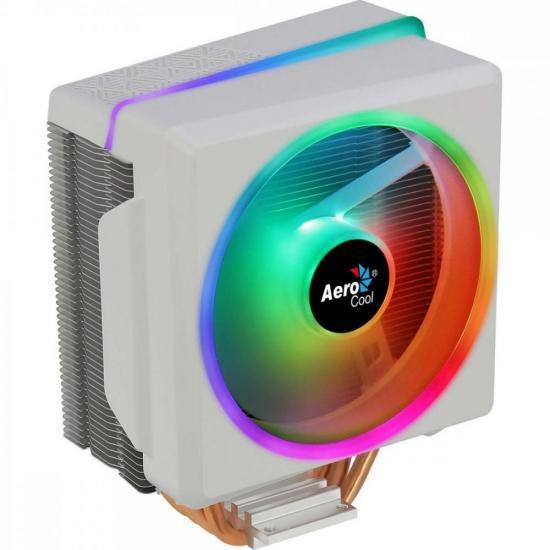 Imagem de Cooler para Processador CYLON 4F ARGB Branco Aerocool