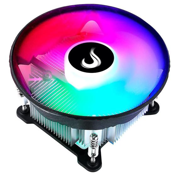 Imagem de Cooler para Processador Gamer Rise Mode X3, RGB, Intel, 120mm, Preto - RM-ACX-03-RGB