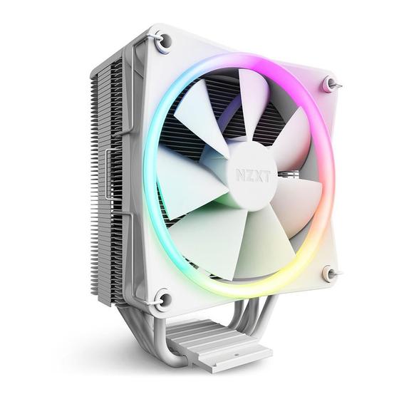 Imagem de Cooler para Processador NZXT T120, 120mm, RGB, Branco - RC-TR120-W1