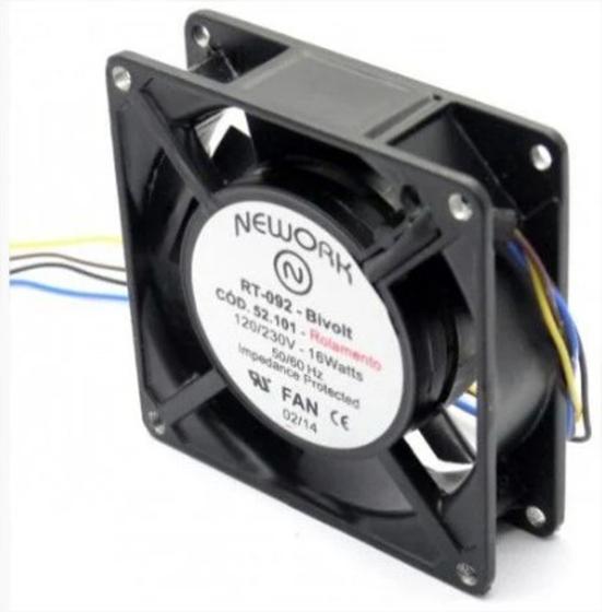 Imagem de Cooler RT-092 Bivolt 120/230VDC 16 Watts (92x92x25mm) Rolamento - 52.101 - Nework - 9225BIR