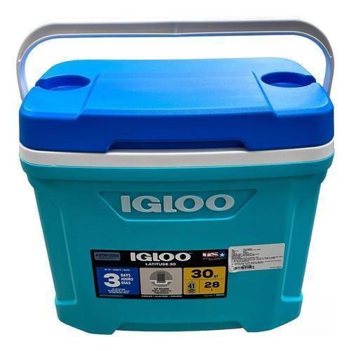 Imagem de Cooler Térmico Com Alça 44X44X33Cm 28L Ocean - Igloo