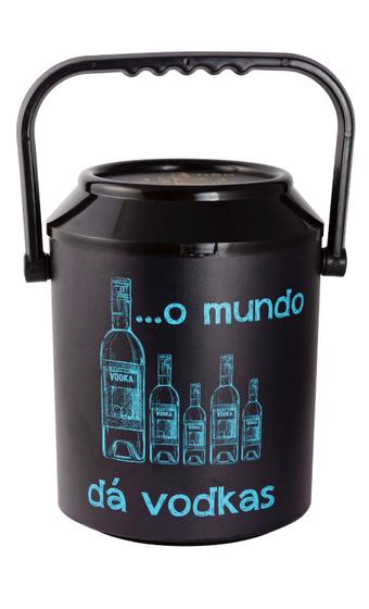 Imagem de Cooler Térmico Quiosque Preto Vodka Balada 7 Litros 10 Latas